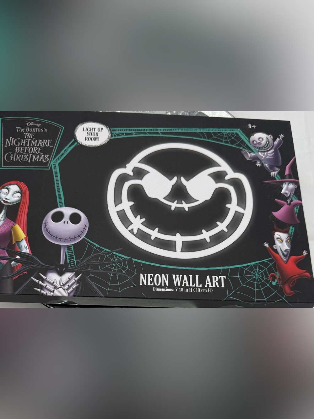 Disney / Tim Burton's The Nightmare Before Christmas. LED neon-style wall light